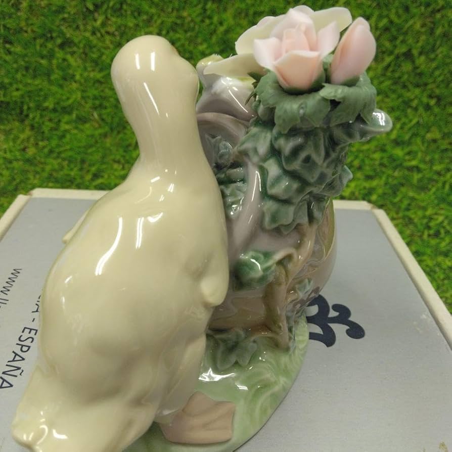 Amazon.co.jp: LLADRO リヤドロ 陶器 置物 アヒルとかえる